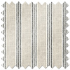 Emily Bond George Stripe Print, Charcoal - Twist&Fit Roman Blind